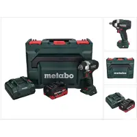 Metabo SSW 18 LT 300 BL accu-slagmoersleutel 18 V 300 Nm borstelloos + 1x oplaadbare accu 8.0 Ah + lader + metaBOX