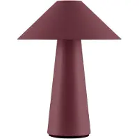 Globen Lighting Tafellamp Cannes, dimbaar, rood, Woon-/ Eetkamer, Kunststof, Scandinavisch, Tafellamp