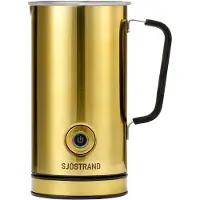 SJÖSTRAND Melkopschuimer Milk Frother Brass