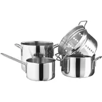 Eva Solo Eva Trio Stainless Steel pannenset 4-delig Roestvrij staal