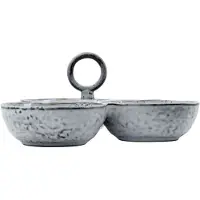 House Doctor Rustic serveerschalen Grijs-blauw