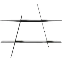 Andersen A-Shelf wandrek Medium 52x9x46 cm Black