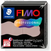 Fimo professional - ovenhardende boetseerklei - blok 57 gr - taupe