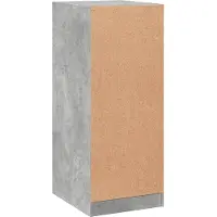 vidaXL Kledingkast 48x41x102 cm bewerkt hout betongrijs