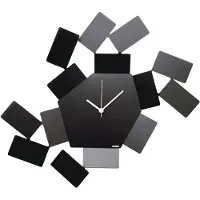 Alessi Klok Stanza Scirocco Black 46 x 33,5 cm