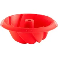 Lékué Bakvorm - Savarin Spiraal - Siliconen - Red