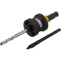 Dewalt DT20631-QZ Quick Connect Adapter | 1/2'' | voor 32-152 mm Gatzagen | met Platte Centreerboor voor Hout - DT20631-QZ