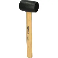 Ks Tools 1405221 140.5221 Rubberen hamer 340 g 300 mm 1 stuk(s)