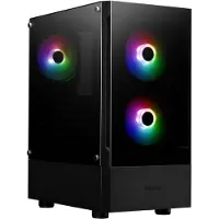 Gamdias Talos E3 Zwart RGB Gaming Case - Game PC behuizing - Computer Behuizing - aRGB LED Verlichting