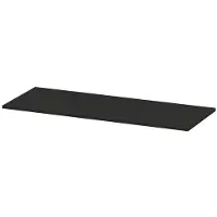 Ink Afdekplaat t.b.v. onderkast gelakt 120 cm x 45 cm x 2 cm Mat zwart 1240276
