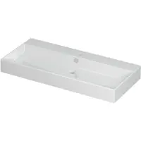 Ink Wastafel Unlimited Porselein met 1 kraangat 100 cm x 45 cm x 11 cm Glans wit 0202071