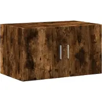 vidaXL Wandkast 70x42,5x40 cm bewerkt hout gerookt eikenkleurig