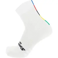 Santini UCI WORLD CHAMPION Fietssokken 2025 fietssokken, voor heren, Maat M-L,