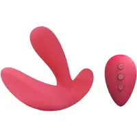 Cotoxo Saddle - prostaat vibrator met afstandsbediening - rood