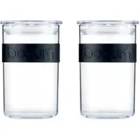 Bodum Voorraadpot Presso Black 600 ml (Set van 2)
