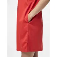 Pieces Sweat Dress - Loungewear Dress - Slaapshirt - Katoenen nachthemd - Rood / XL