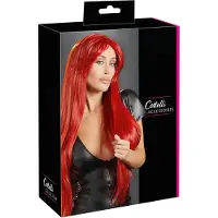 Cottelli - Lange pruik - Rood - Extra lang haar