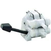 PLASTIMO Double Action Foot Pump Wit