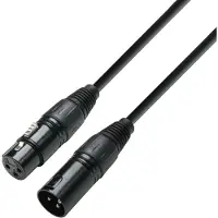 AH CABLES KDMX6 DMX Verbindingskabel [1x XLR-stekker - 1x XLR-bus] 6.00 m