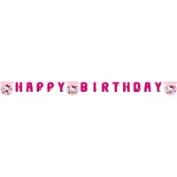 Decorata Party Hello Kitty Fashion Happy Birthday Letterslinger - 2 m