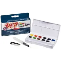 Derwent Watercolour Paint Pan 12 Set