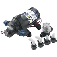 VETUS 13 L/min Water Pressure Pump 24v Zwart