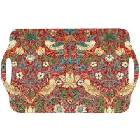 Pimpernel Strawberry Thief dienblad met handgreep Rood