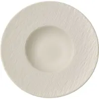 Villeroy & Boch Manufacture Rock diep bord Ø28 cm Blanc