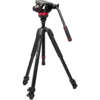 Manfrotto MVK502055XPRO3V Alu Video Tripod kit 3 section + 502AH Fluid Head