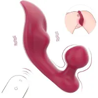 Sex HD Chomper - clitoris en anaal vibrator - rood