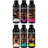 Magoon -massageoliën in set (6 stuks à 100 ml)