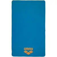 Arena Handdoek 'MICROFIBER TOWEL' blauw denim / mosterd
