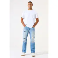 Garcia Maurizio heren Jeans, 31/32, Blauw, Dad fit