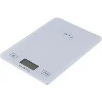 NOD Keukenweegschaal 15x21,5 Cm Wit - Keukenweegschalen White - NOD0041