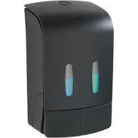 Wenko Zeepdispenser/ Desinfectiemiddel Tartas 2x480ml Zwart