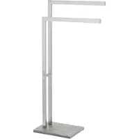 Wenko Granit handdoekhouder RVS