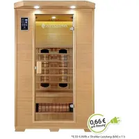 Artsauna Infraroodcabine Oslo - 120x100x190 cm - Full-spectrumverwarming - 2 personen