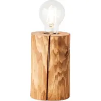 Brilliant Tafellamp Trabo Hout E27 25w