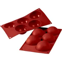 Silikomart Siliconen Mal Halve Bol Ø8x4cm