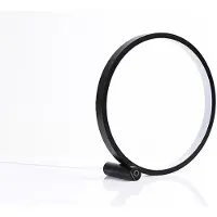 DesignNest - Tafel Lamp - Slim & Minimalistisch Design - 25 cm Diameter - Touch Control - Zwart