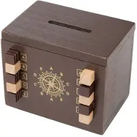 Philos puzzel Secret Box Locksmith houten spaarpot en puzzeldoos.