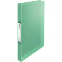 Esselte Colour'Breeze 2-Rings A4 Ringband met Zachte Kaft voor 140 Vellen - Rugbreedte 25mm - Groen