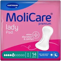Molicare 4x Premium Lady Pad 5 Druppels 1029ml Absorptie 14 stuks