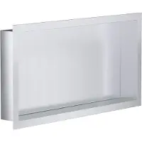 Alvoro Harmony Inbouwnis 30x60x7cm - Geborsteld RVS - Rechthoekig - Accessoires, Inbouw/opbouw nissen - 5404024118423