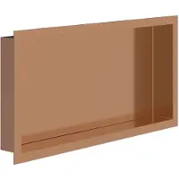 Alvoro Harmony Inbouwnis 30x60x7cm - Geborsteld Koper PVD - RVS - Rechthoekig - Accessoires, Inbouw/opbouw nissen - 5404024118409