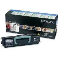 Lexmark Toner X203A11G Zwart