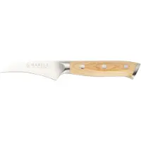 Mareld Tournier Knife 7 Cm - Schilmessen Roestvrijstaal Light Wood - MAR0276