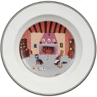 Villeroy & Boch 6x Villeroy & Boch Ontwerp Naif, Bord, Veelkleurig