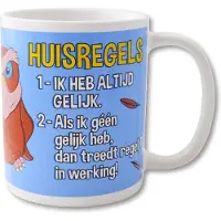 Paper Dreams Funny Mugs - huisregels
