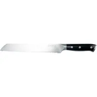 Mareld Broodmes 23 Cm Zwart - Broodmessen Roestvrijstaal Black - MAR0236